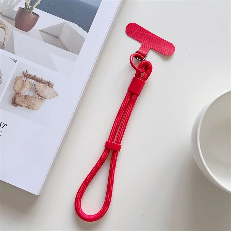 Universal Adjustable Short Lanyard Colorful Hand Wrist Strap Rope for Mobile Phone Cell Phone Case Accessories