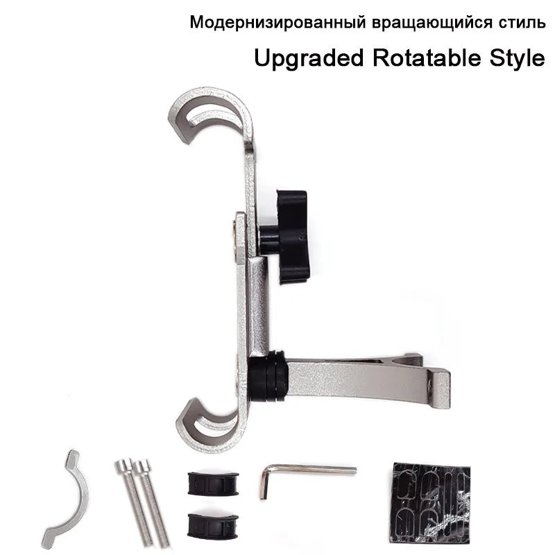 offer Metal Aluminum Alloy Mobile Phone Holder MTB Mountain Bike Phone Stand Shock-proof Fixed Navigation Bracket Cycling Accessories