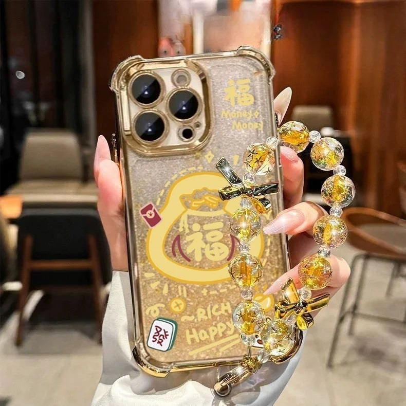 2026 New Year 3D Lucky Bag Phone Case For Samsung Galaxy S22 S21 S20 Plus Ultra FE A57 A37 A05 A06 A05S A54 A24 A23 A52 Cover
