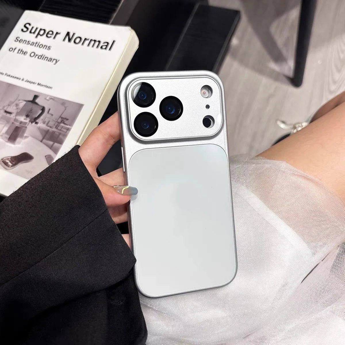 Original AG Nano Frosted Matte Luxury Phone Case For iPhone 17 14 13 16 15Pro Max Shockproof Cover With Camera Button Protectionv