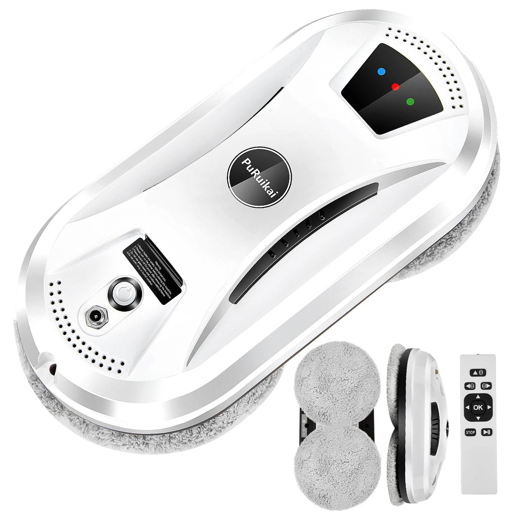 PuRuiKai Ultra Thin Robot Vacuum Cleaner Window Cleaning Robot Window Electric Glass Limpiacristales Remote Control For Home