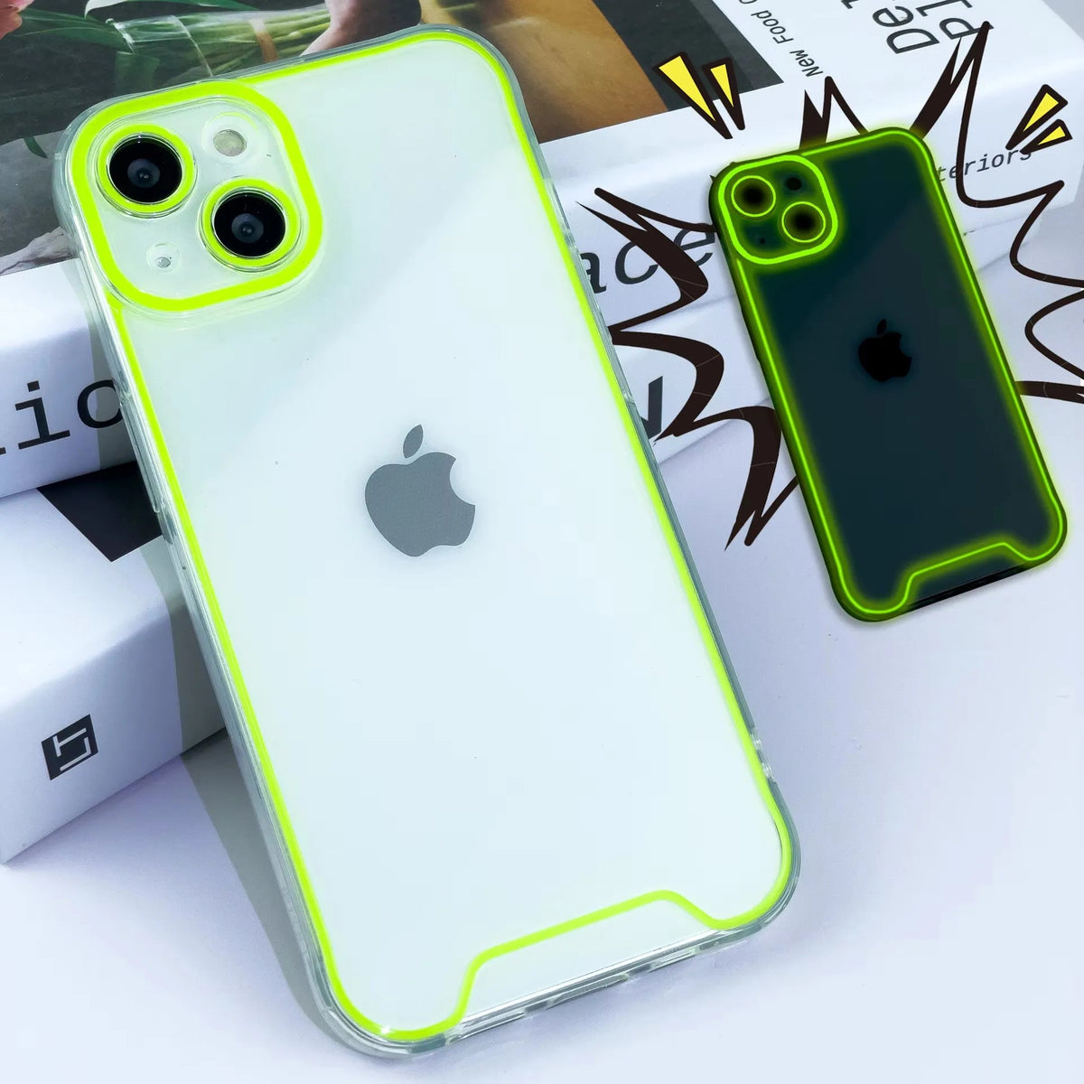 2026 New Luminous Clear Soft TPU Phone Case for iPhone 17 16 15 14 Pro Max 16 15 14 Plus 13 12 XR 11 Anti-Knock Protective Cover