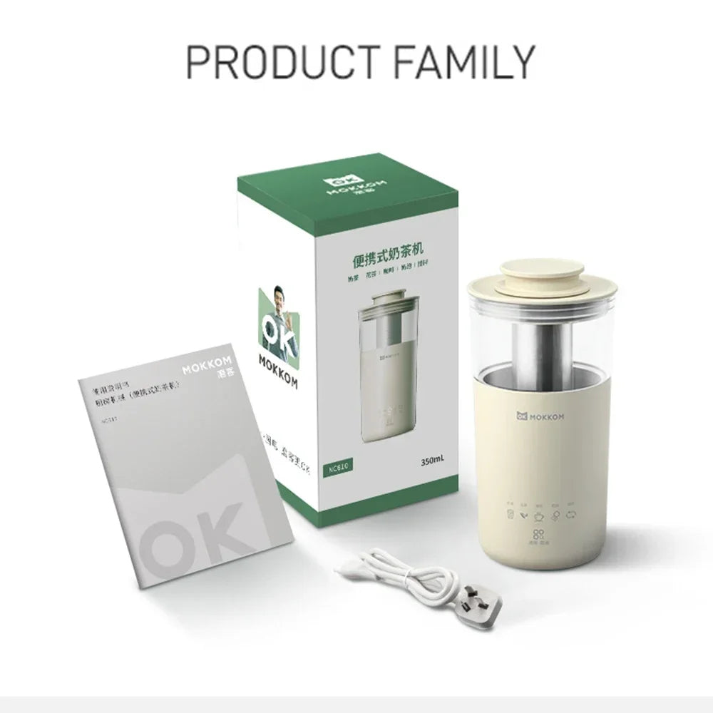 350ML 5 IN 1 Electric Coffee Maker Milk Tea Coffee Machine Milk Frother 110V 220V Automatic Kitchen Blender Home DIY Cafeteira