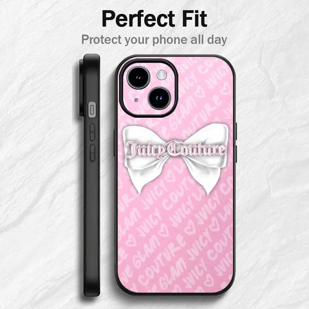 J-JuicysS Couture Phone Case For 11 12 13 14 15 16Pro Max mini classic Plus strong magnetic attraction