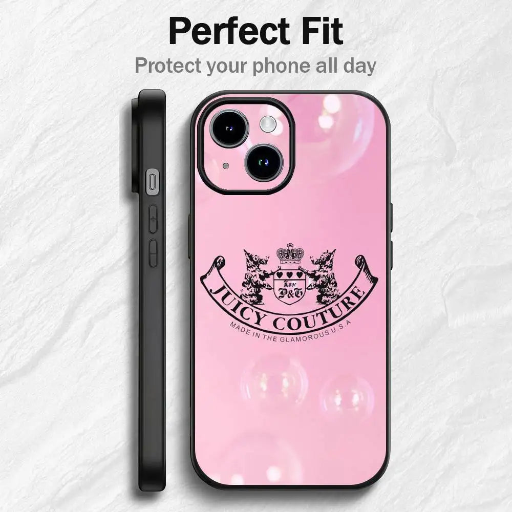 J-JuicysS Couture Phone Case For 11 12 13 14 15 16Pro Max mini classic Plus strong magnetic attraction