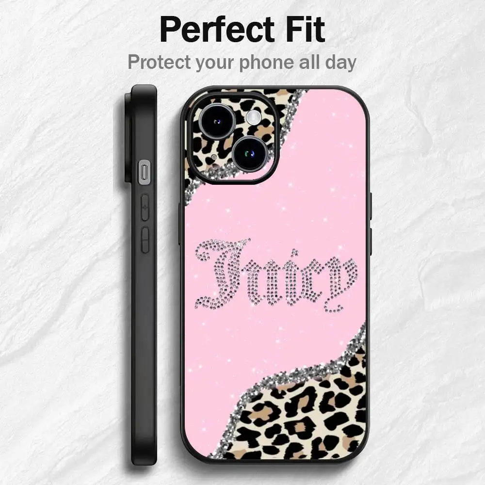 J-JuicysS Couture Phone Case For 11 12 13 14 15 16Pro Max mini classic Plus strong magnetic attraction