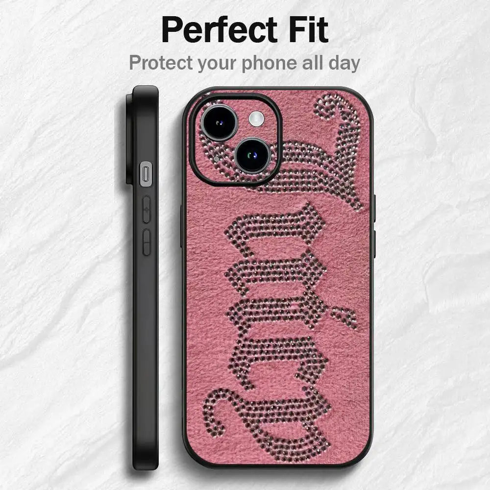 J-JuicysS Couture Phone Case For 11 12 13 14 15 16Pro Max mini classic Plus strong magnetic attraction