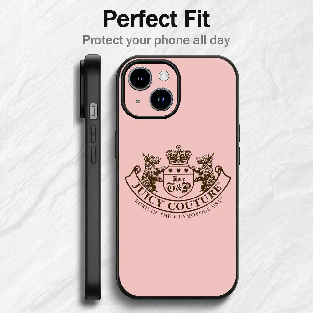 J-JuicysS Couture Phone Case For 11 12 13 14 15 16Pro Max mini classic Plus strong magnetic attraction
