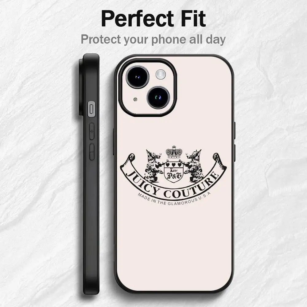 J-JuicysS Couture Phone Case For 11 12 13 14 15 16Pro Max mini classic Plus strong magnetic attraction