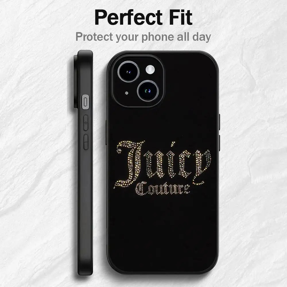 J-JuicysS Couture Phone Case For 11 12 13 14 15 16Pro Max mini classic Plus strong magnetic attraction