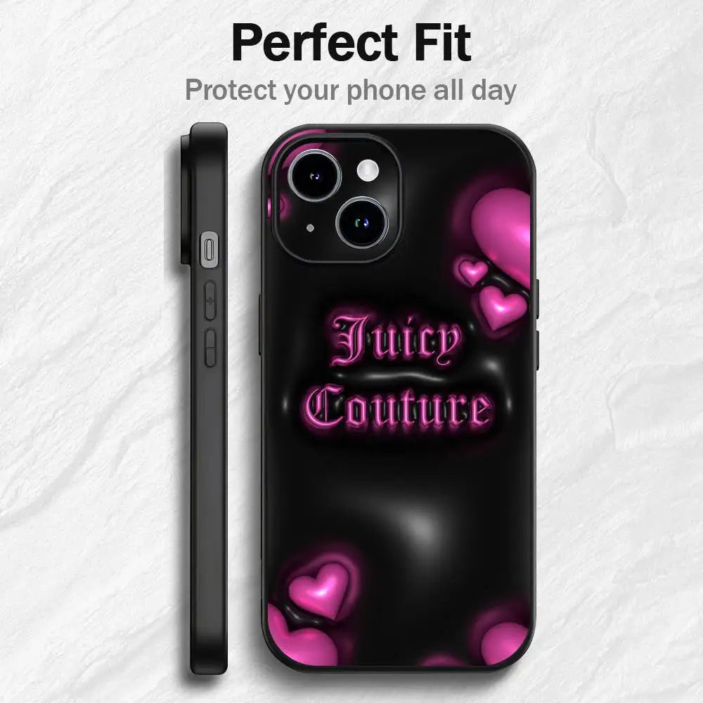 J-JuicysS Couture Phone Case For 11 12 13 14 15 16Pro Max mini classic Plus strong magnetic attraction